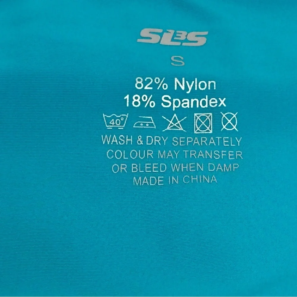 SL3S Hip Zip Running Band Belt Bag Teal Size Small